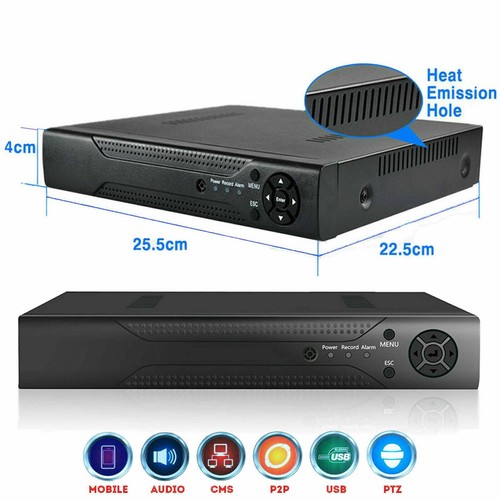 SMART CCTV 1080P HD 8 CHANNEL 2MP DVR VIDEO RECORDER VGA HDMI BNC UK - Picture 2 of 8