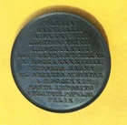 PARMA PIACENZA MARIA LUIGIA 1821 BRIDGE ON TREBBIA VARIANT MM 41 BRONZE UNC