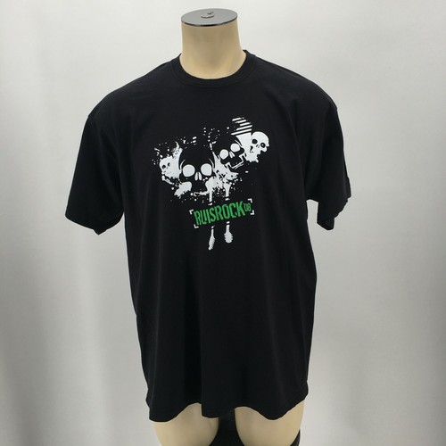 Graphic T Shirt Black Mens XL Tour Band 
