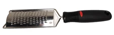 OXO SoftWorks Flat Handheld Grater Zester, Black, 10 inches