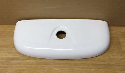 WC Spülkasten Deckel = HINDWARE, Mittelspülung. 434 mm x 174 mm. Weiß, R-405