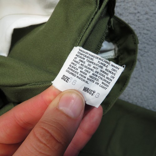 VTG Boy Scout Pant Mens 38 BSA Uniform Cargo Green Brass Belted Camp Reservation - Picture 10 of 17