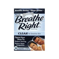 Breathe Right Nasal Strips Clear - Sm/med 30 Ct on sale Breathe Right Nasal Strips Clear - Sm/med 30 Ct on sale