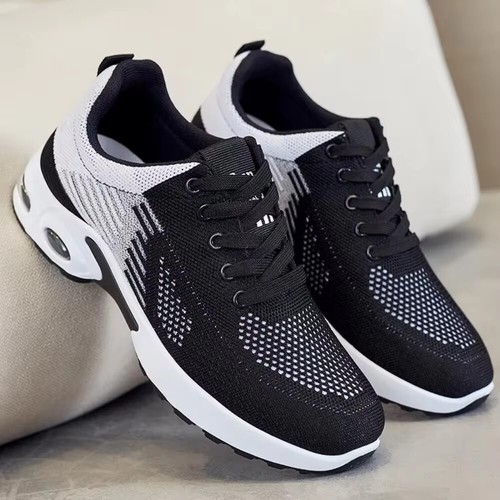 Women's Breathable And Lightweight Shoes Mesh Air Cushion Sneakers - Picture 9 of 15