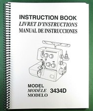 Janome 3434D Instruction Manual: 87 Pages & P...