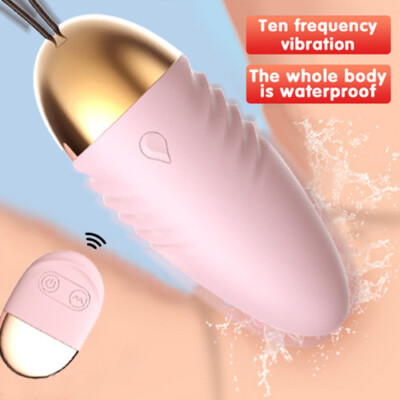 Wireless Remote Control Vibrating Bullet Egg Vibrator Sex-Toys for Women  Couples