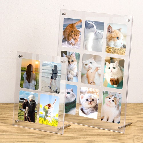 Acrylic Photo Frame Kpop Photocard Stand Idols CD Picture Display Desktop Frame - Picture 2 of 18