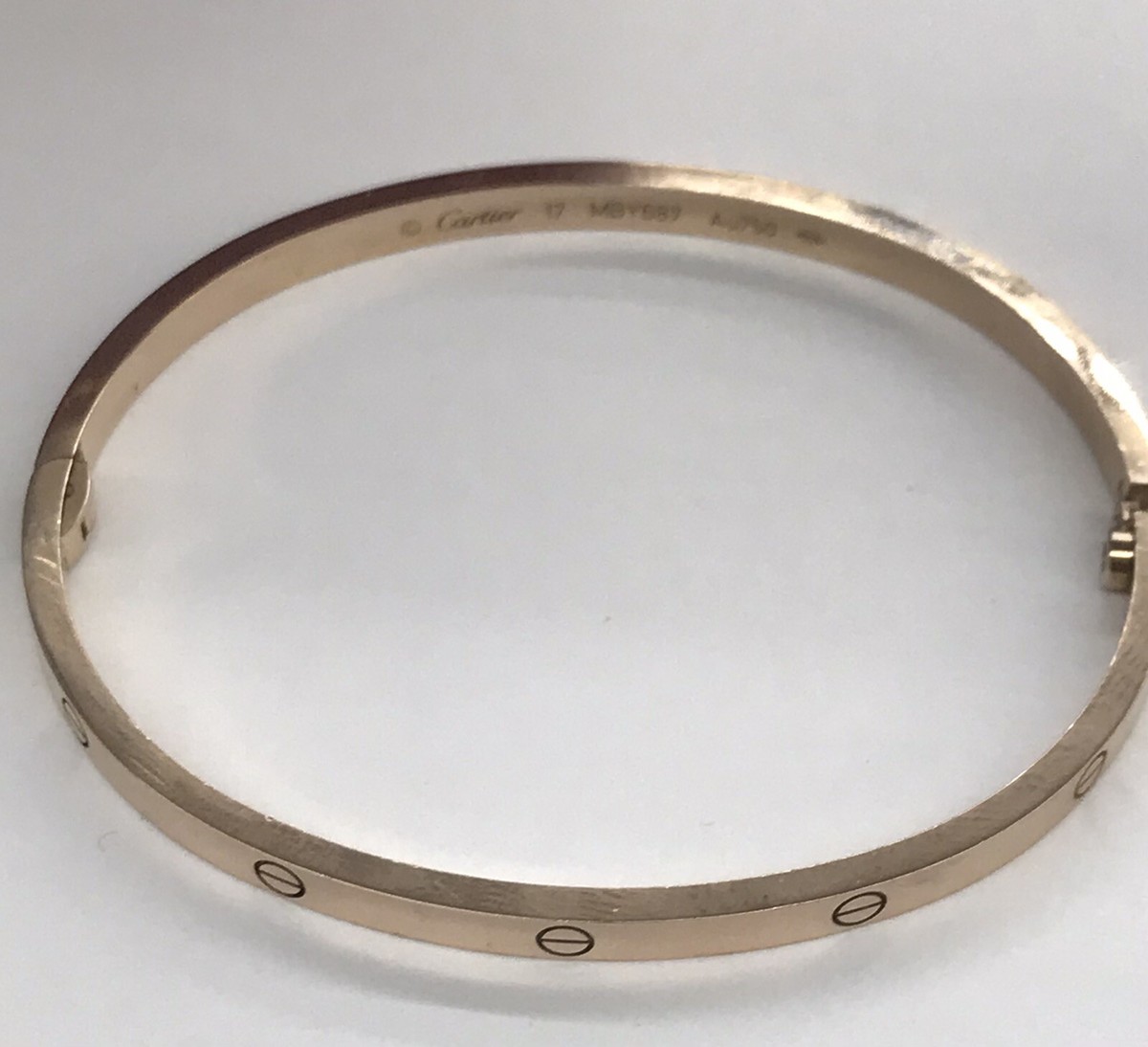 Cartier Au750 バングル17 Cartier カルティエ ジュスト アン クル B6065817 K18ピンク