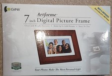 7-inch Digital Picture Frame GiiNii Artforme GN-705W 1000 Pics