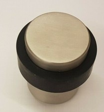 Steelworx satin stainless steel Floor mounted Door stop-Solid (DSF1030SSS)