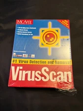 Vintage 90s Tech - VIRUS SCAN Anti-Virus Scan Software Windows 95 98