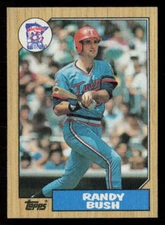 1987 Topps Randy Bush #364 Minnesota Twins Baseball Card