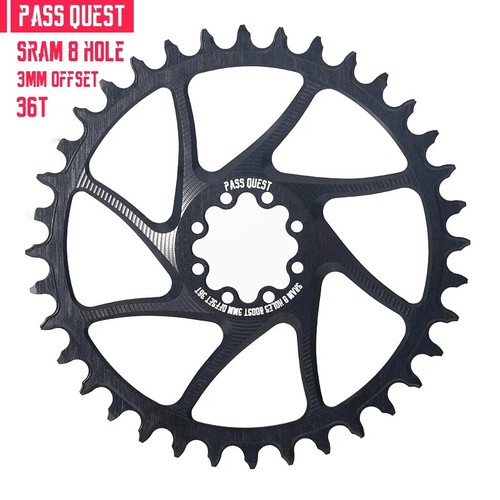 3mm Offest Direct Mount Chainring 8 Bolt AXS Round 28-48T Narrow Wide Chainwheel - Picture 19 of 47