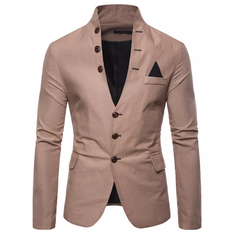 No collar shop suit jacket