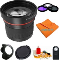 Hd 3.7x Telephoto Zoom + Accessorie For Canon Rebel Xt T3 T3i T4 T5i W/18-55 Kit Hd 3.7x Telephoto Zoom + Accessorie For Canon Rebel Xt T3 T3i T4 T5i W/18-55 Kit