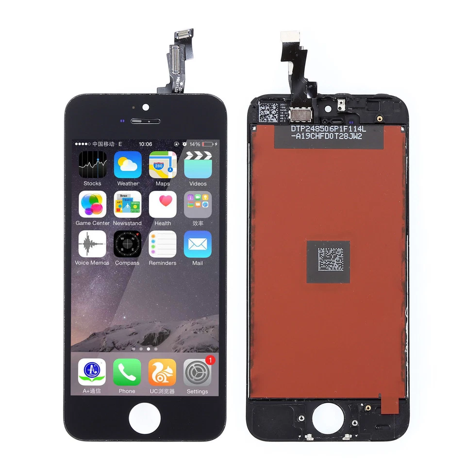 Black Touch Digitizer Screen + LCD Display Assembly for iPhone 5SE Replacement - Image 2 of 4