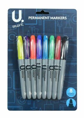 U MARK Permanent Marker Stifte Multipack Kugelschreiber Farben  