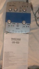 TASCAM US-122 AUDIO MIDI INTERFACE WITH MANUAL IN GOOD CONDITION