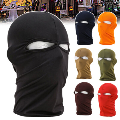 #ad Halloween Full Face Mask Balaclava Breathable Scary Cosplay Mask for Men Women $7.99