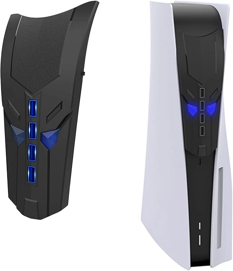 USB Hub Charger Splitter Adapter with USB Adapter Cable, Multi-Platform For PS5