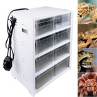 New Listing8 Grid White Reptile Enclosure Cage Lizard Pet Snake Terrarium Tank Breeding Box