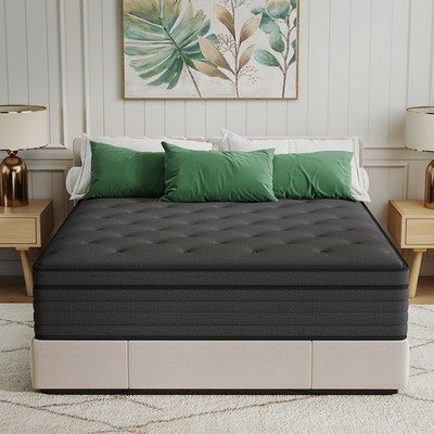 8''/12''/14'' Gel Memory Foam Hybrid Spring Mattress Twin Full Queen King In A Box