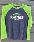 NFL Seattle Seahawks Green Blue Long Sleeve Shirt Size XL