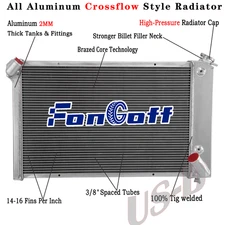 3 ROW  ALUMINUM RADIATOR FIT 1969-1972 CHEVROLET CORVETTE 5.7L SBC V8