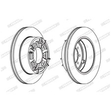 2x Bremsscheibe hinten für Iveco Daily 1 2 3 4 5 6 | 26234022