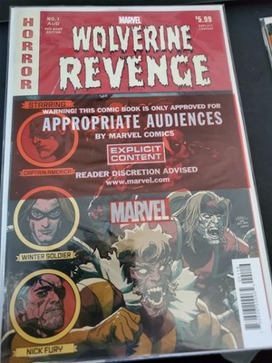 Wolverine: Revenge - Red Band #1B Leinil Francis Yu Incentive Variant 1:25