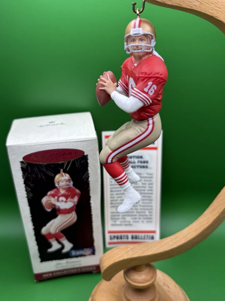 Hallmark Keepsake Ornament Joe Montana & Shaq O’Neal Sports Legends Lote de 2 Foto 2 de 4