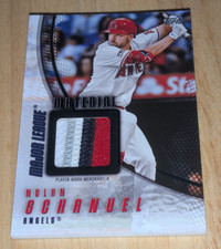 Nolan Schanuel 2025 Topps Major League Material BLACK 4-Color Patch #'ed /10