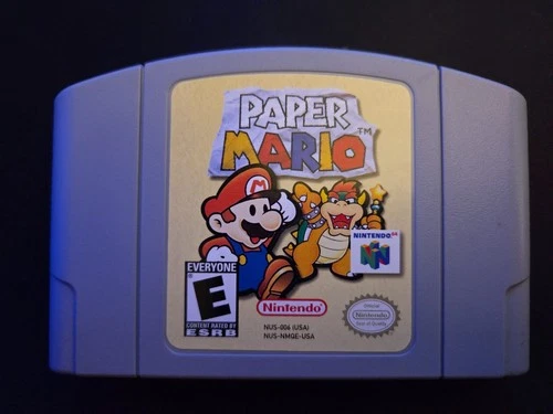 Paper Mario (Nintendo 64, 2001), Cartridge only, tested/Works
