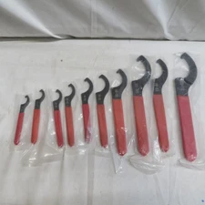 10pcs C Spanner Hook Wrench Set Coilover Suspension Adjuster Tool