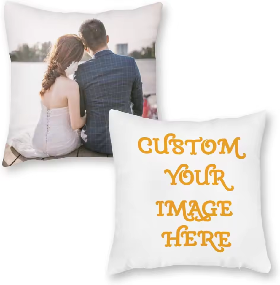 Custom Pillow Case with Picture Personalized Velvet Pillow Cover with Photo Gift