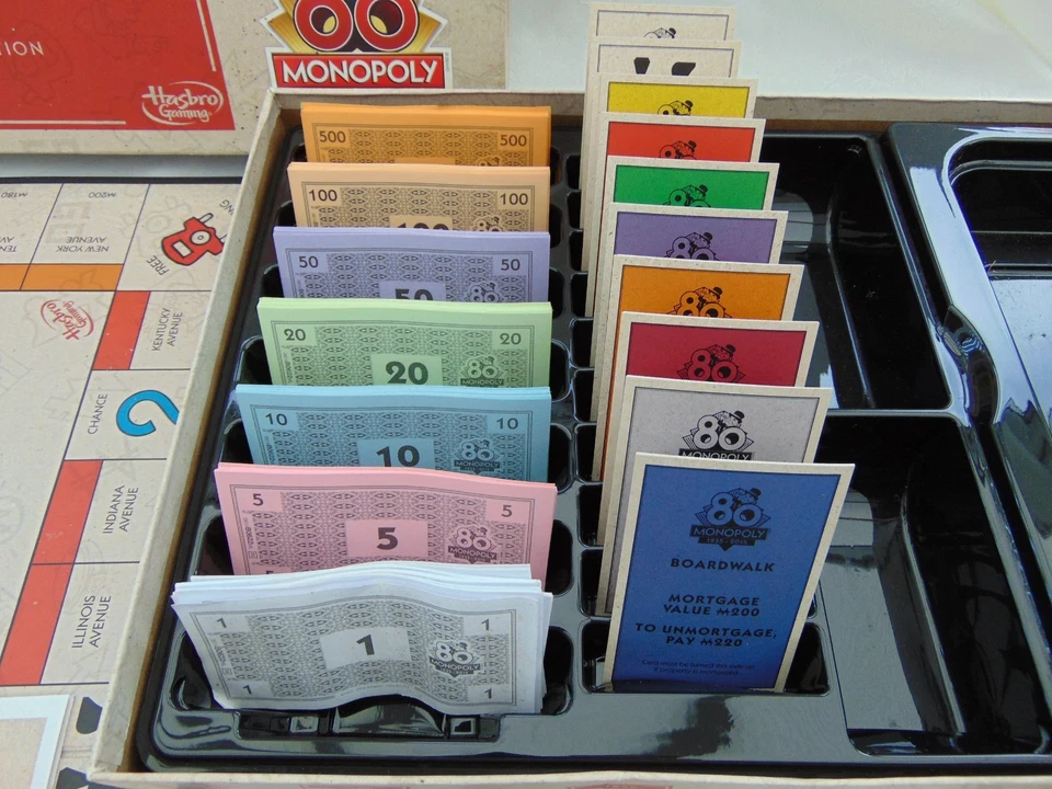 Vintage 2014 MONOPOLY Board Game 80th Anniversary Edition Parker Bros- Complete - Image 2 of 4