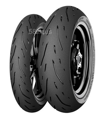 Satz Continental ContiSportAttack 5 180/55 ZR17 73W + 120/70 ZR17 58W Set Paar