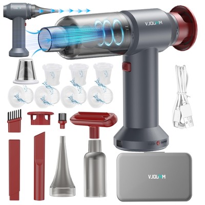 Car Vacuum Portable Cordless, 21000pa Strong Suction Lightweight Mini Vacuum/...