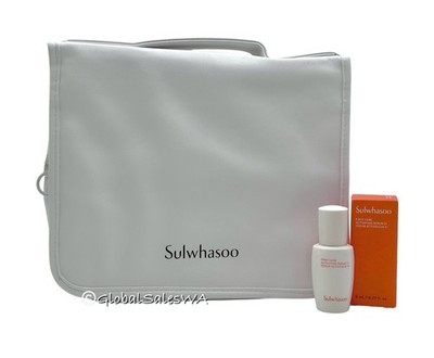 Sulwhasoo First Care Serum & White Pouch Toiletry Hanging Bag 2-Pc