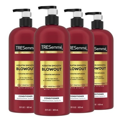 Keratin Smooth Conditioner 4 pack for Frizzy Hair, Formulated with Lamellar-D...
