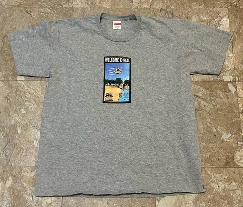 T shirt Supreme x Toy Machine • Bienvenue en enfer taille M