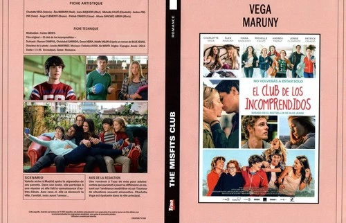 JAQUETTE DVD (seule) : THE MISFITS CLUB / CHARLOTTE VEGA