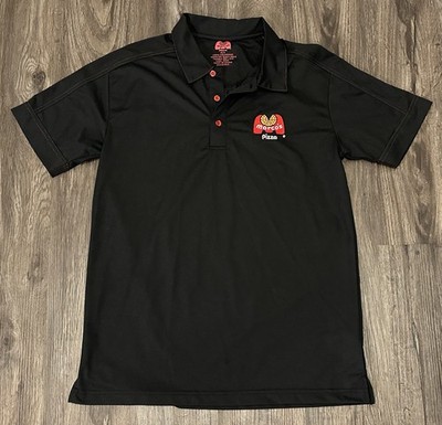 Men s Marco s Pizza Black Employee Performance Polo Shirt- Size Medium