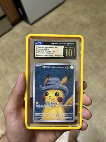 Pokémon Pikachu with Grey Felt Hat 085 Scarlet & Violet Promo CGC 10 2023