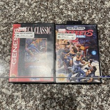 Streets of Rage 1 & 2 (Sega Genesis, 1992) 2 Game Lot Authentic Cartridges Good