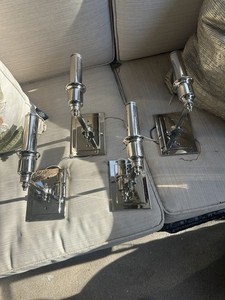 Urban Archaeology Napa Sconces (4 Pc ) Polished Chrome   (Pair X2)