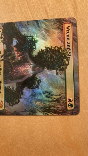 2XM Wrenn and Six English FOIL 1 Piece Texture MTG Expansion Art English wrenn a - Picture 3 of 7