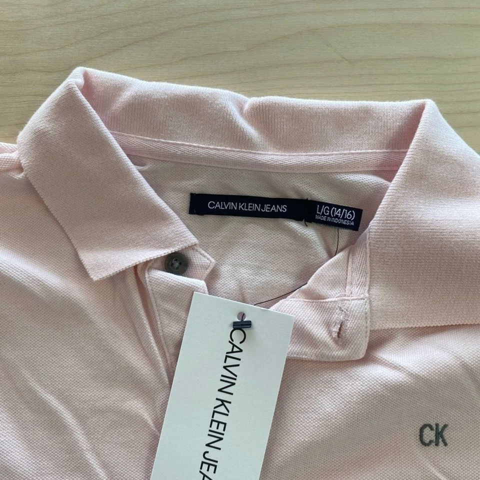 Camisa Polo Calvin Klein Jeans Talla Juvenil Grande (14/16) (EV) Foto 2 de 4