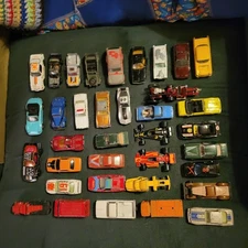 Lot Of 36 Various Vintage 1/64 Scale Diecast Cars. Nice Assortment!