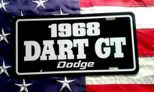 1968 Dodge Dart Gt License Plate Car Tag 68 Mopar Muscle Performance 273 318 1968 Dodge Dart Gt License Plate Car Tag 68 Mopar Muscle Performance 273 318